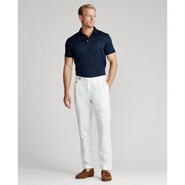 Aviator Navy/Winter Navy Custom Slim Fit Jersey Polo Polo Ralph Lauren 3