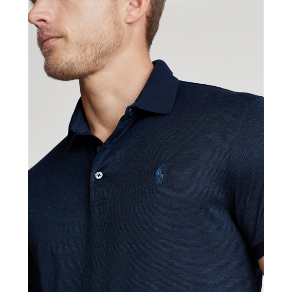 Aviator Navy/Winter Navy Custom Slim Fit Jersey Polo Polo Ralph Lauren 5