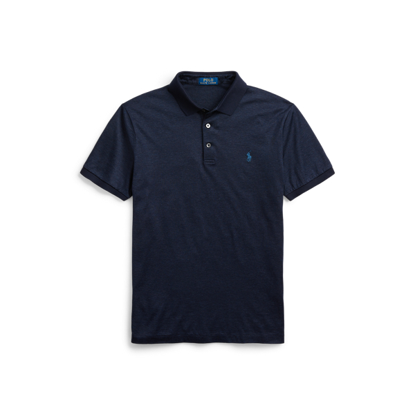 Aviator Navy/Winter Navy Custom Slim Fit Jersey Polo Polo Ralph Lauren 2