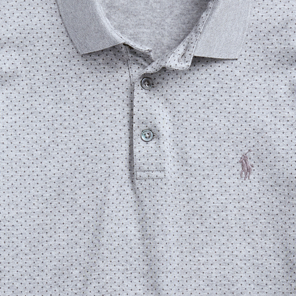 Tonal Polka Dot Custom Slim Fit Jersey Polo Polo Ralph Lauren 6