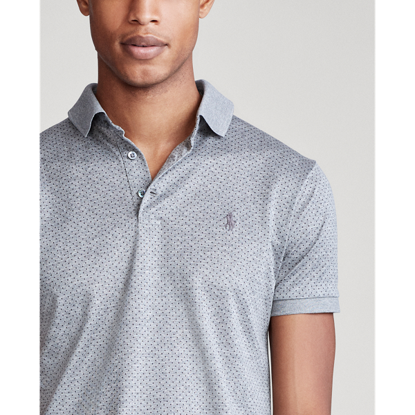 Tonal Polka Dot Custom Slim Fit Jersey Polo Polo Ralph Lauren 5