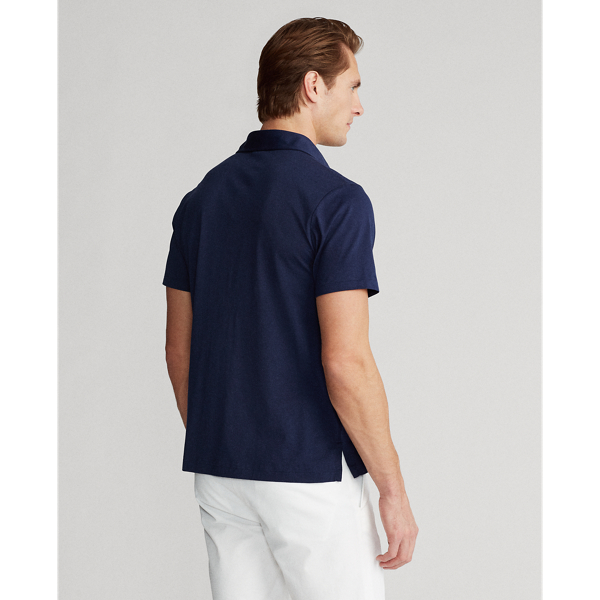 Refined Navy Custom Slim Fit Jersey Polo Shirt Polo Ralph Lauren 5