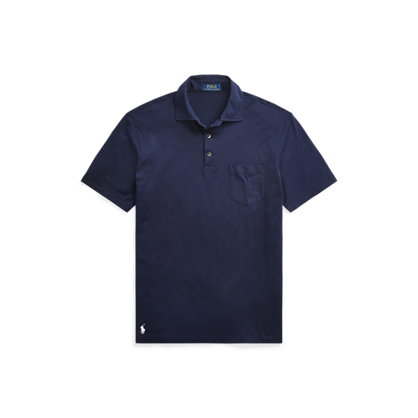 Refined Navy Custom Slim Fit Jersey Polo Shirt Polo Ralph Lauren 2