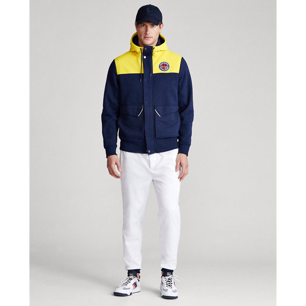 Slicker Yellow/Newport Na Fleece Hybrid Jacket Polo Ralph Lauren 4