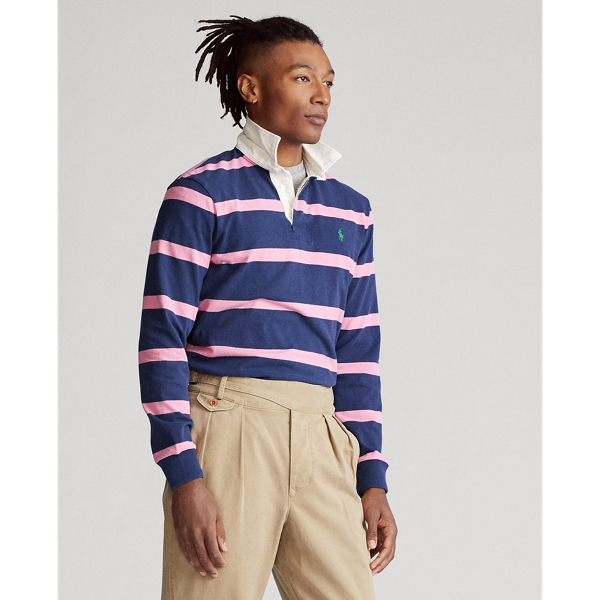 Dark Cobalt Multi The Iconic Rugby Shirt Polo Ralph Lauren 4