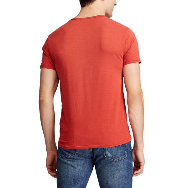 Post Red Custom Slim Graphic T-Shirt Polo Ralph Lauren 4