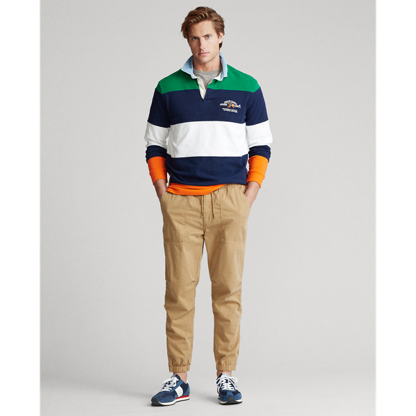 Cruise Navy Multi Classic Fit Rugby Shirt Polo Ralph Lauren 3