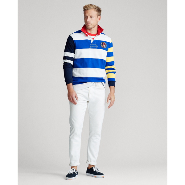 Classic Fit Rugby Shirt Polo Ralph Lauren in Sapphire Star Multi 3