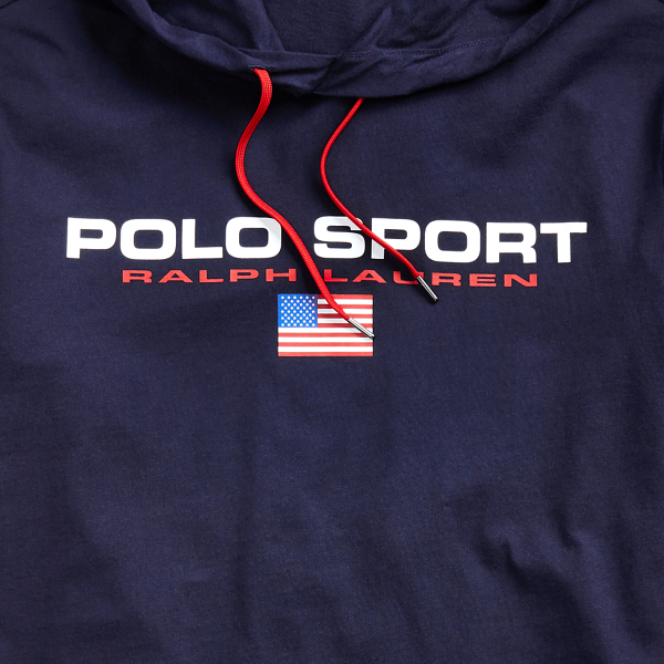 Camiseta con capucha Polo Sport Polo Ralph Lauren en Azul marino crucero 6