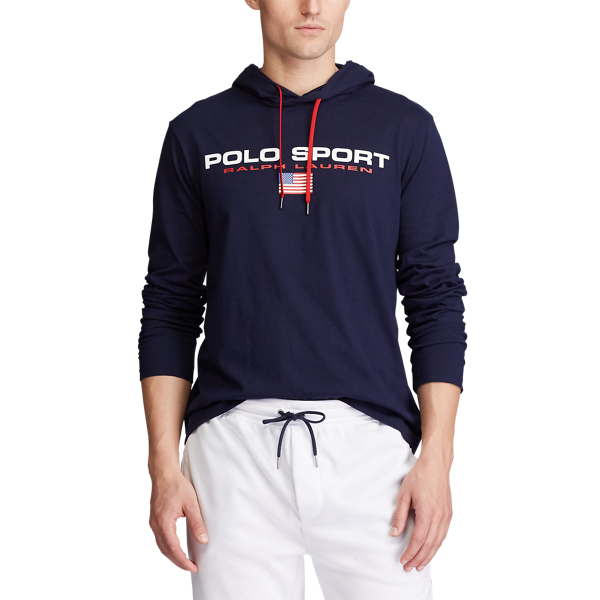 Camiseta con capucha Polo Sport Polo Ralph Lauren en Azul marino crucero 3