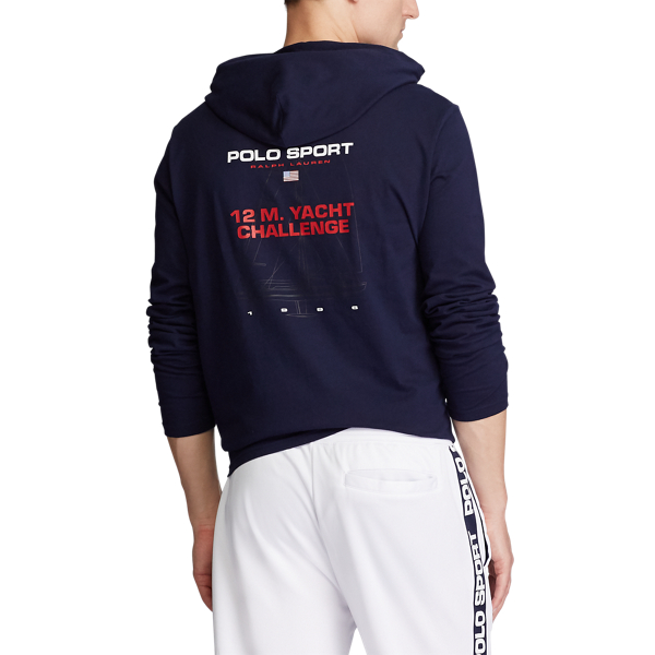 Camiseta con capucha Polo Sport Polo Ralph Lauren en Azul marino crucero 4
