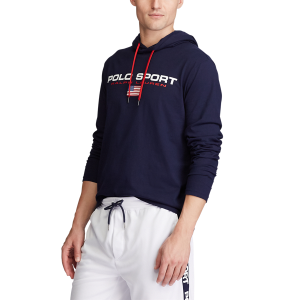 Camiseta con capucha Polo Sport Polo Ralph Lauren en Azul marino crucero 5