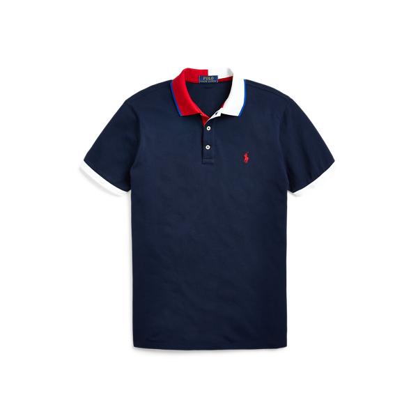 Custom Slim Fit Mesh Polo Polo Ralph Lauren 1