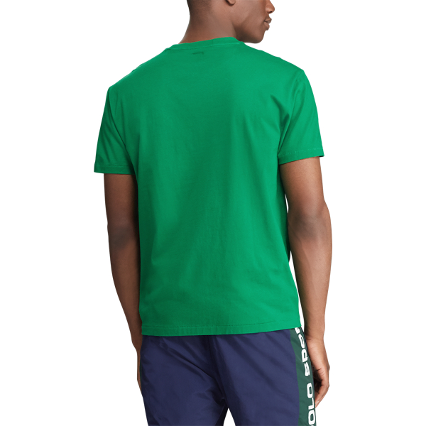 Hillside Green Classic Fit Polo Sport Jersey T-Shirt Polo Ralph Lauren 4