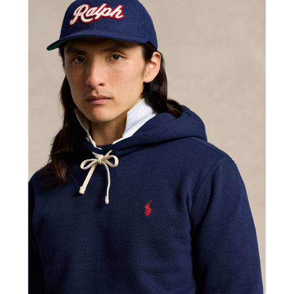 Polo ralph lauren classic solid fleece hoodie jacket best sale