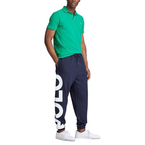 Aviator Navy Multi Double-Knit Logo Jogger Polo Ralph Lauren 2
