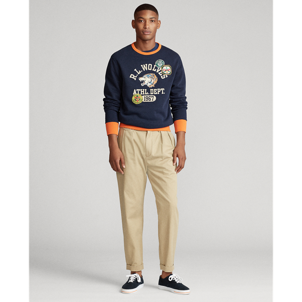 Dark Cobalt Fleece Graphic Sweatshirt Polo Ralph Lauren 3
