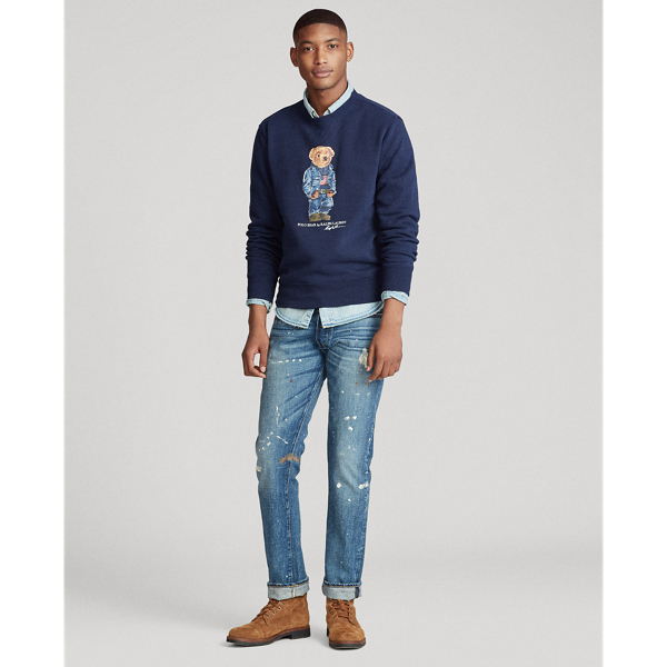 Fleece-Sweatshirt mit Denim Bear Polo Ralph Lauren in Kreuzfahrt-Navy 3