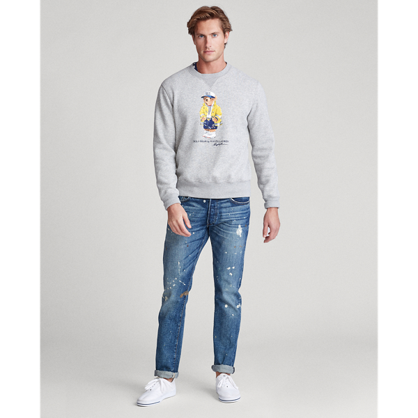 Sweat Polo&nbsp;Bear CP-93 en molleton Polo Ralph Lauren en Chin&eacute; Andover 3