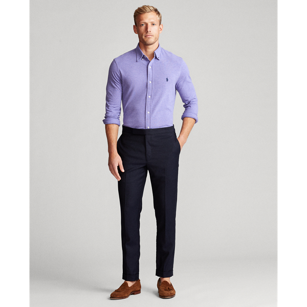 Maidstone Purple Heather Featherweight Mesh Shirt Polo Ralph Lauren 3
