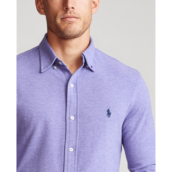 Maidstone Purple Heather Featherweight Mesh Shirt Polo Ralph Lauren 6