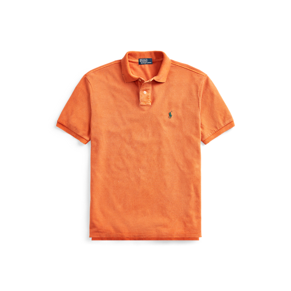 Custom Slim Fit Distressed Polo Shirt