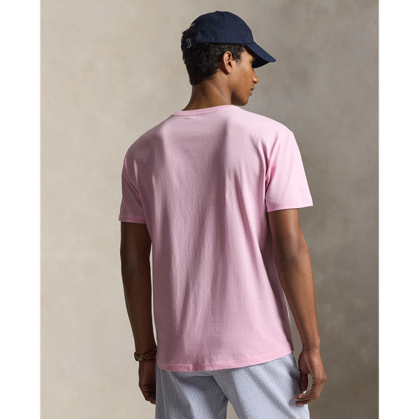 Carmel Pink Classic Fit Jersey Crewneck T-Shirt Polo Ralph Lauren 4