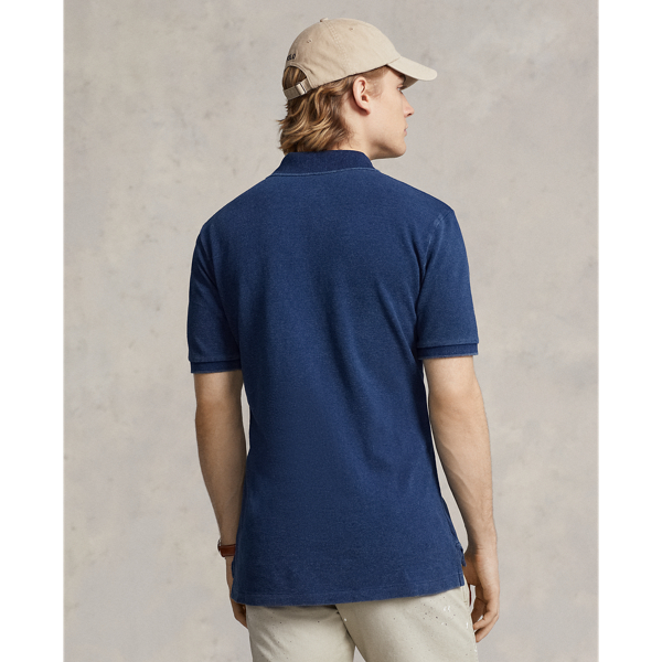 Dark Indigo The Iconic Mesh Polo Shirt Polo Ralph Lauren 5