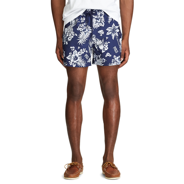 Navy Bear Stretch Slim Fit Swim Trunk Polo Ralph Lauren 3