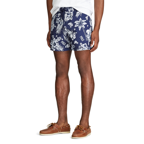 Navy Bear Stretch Slim Fit Swim Trunk Polo Ralph Lauren 5