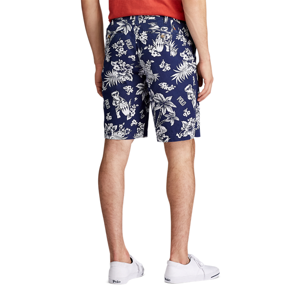 10-Inch Relaxed Fit Bear Chino Short Polo Ralph Lauren in Newport Navy W/ Bearwaiia 4