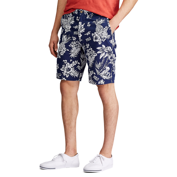 10-Inch Relaxed Fit Bear Chino Short Polo Ralph Lauren in Newport Navy W/ Bearwaiia 5