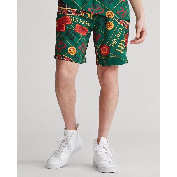 Reissue Print Green Multi Limited Edition Casino Short Polo Ralph Lauren 3