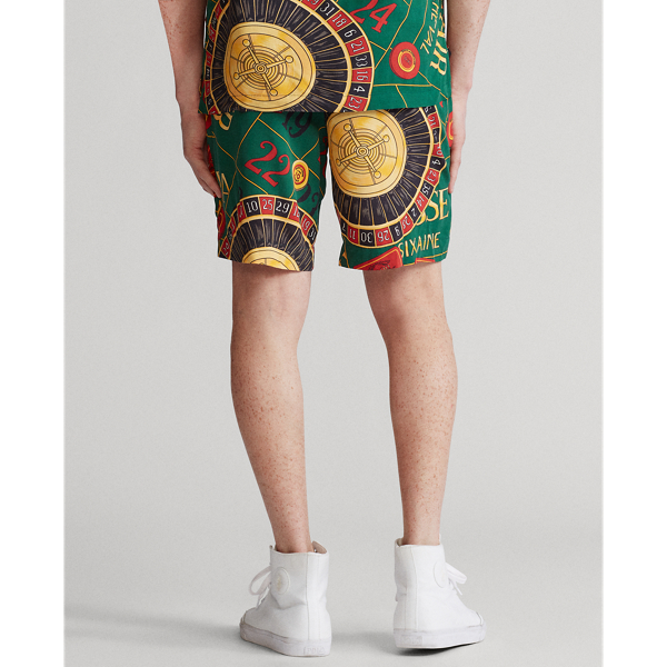 Reissue Print Green Multi Limited Edition Casino Short Polo Ralph Lauren 4