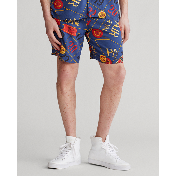 Reissue Print Blue Multi Limited Edition Casino Short Polo Ralph Lauren 3