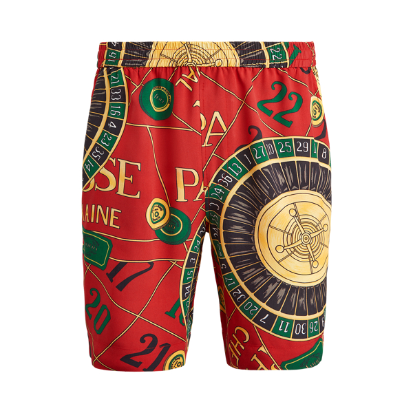 Reissue Print Red Multi Limited Edition Casino Short Polo Ralph Lauren 2