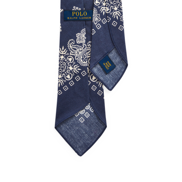 Navy Bandana-Print Tie Polo Ralph Lauren 2