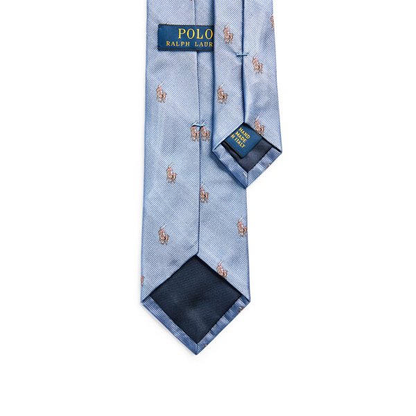 Light Blue Polo Pony Silk Narrow Tie Polo Ralph Lauren 2