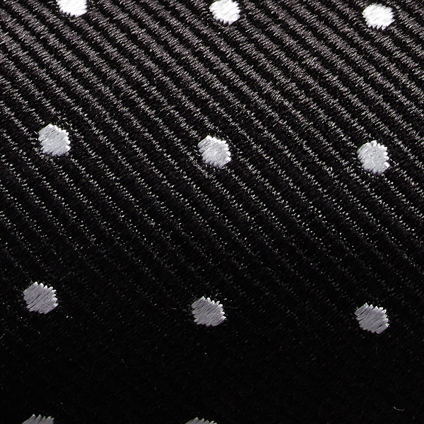 Polka-Dot Silk Repp Bow Tie