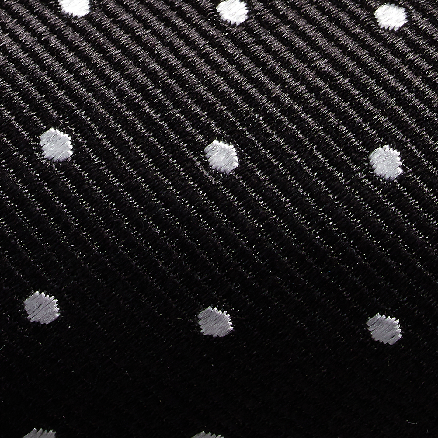 Мужские галстуки Ralph Lauren Polka-Dot Silk Repp Bow Tie, цвет: Чёрный / Белый — фото 2