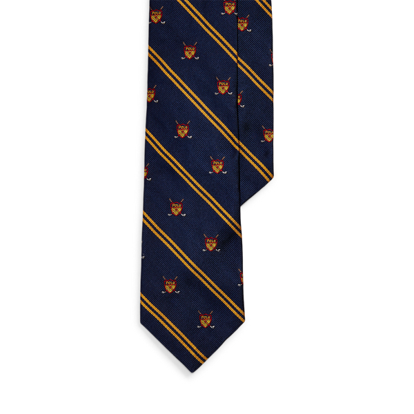 Golf Silk Narrow Club Tie