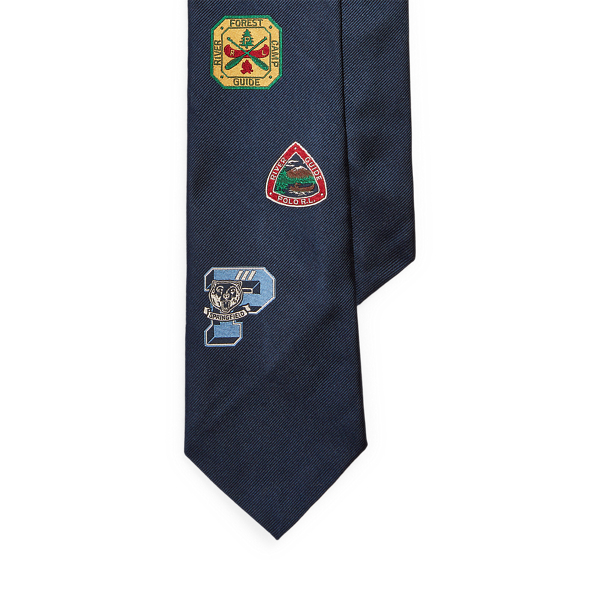 Collegiate Camp Silk Tie