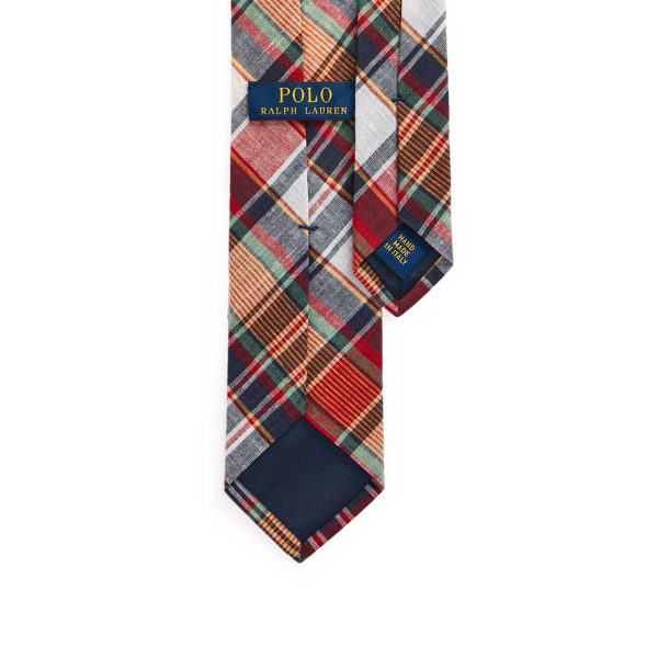 Indigo/Yellow Multi Plaid Narrow Tie Polo Ralph Lauren 2