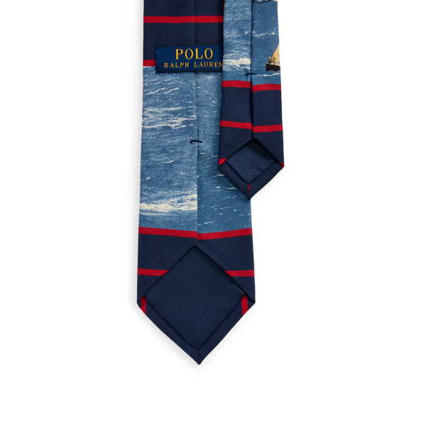 Navy/Red Polo Sport Sailboat Silk Tie Polo Ralph Lauren 2