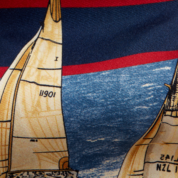 Navy/Red Polo Sport Sailboat Silk Tie Polo Ralph Lauren 3