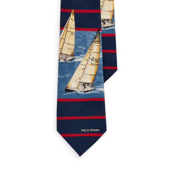 Polo Sport Sailboat Silk Tie