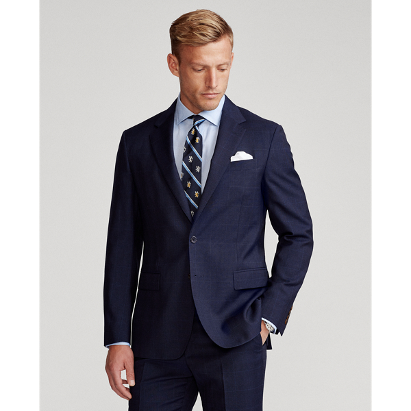 Navy/Blue Polo Plaid Wool Twill Suit Polo Ralph Lauren 4