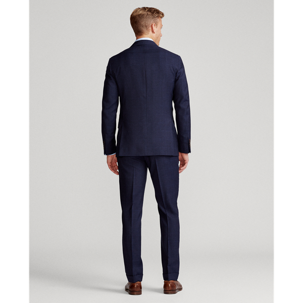 Navy/Blue Polo Plaid Wool Twill Suit Polo Ralph Lauren 6