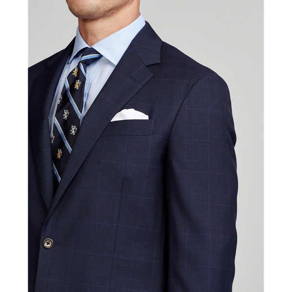Navy/Blue Polo Plaid Wool Twill Suit Polo Ralph Lauren 7