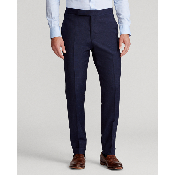 Navy/Blue Polo Plaid Wool Twill Suit Polo Ralph Lauren 8